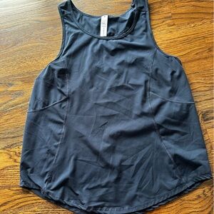 Yogalicious navy blue yoga loose fit tank Top